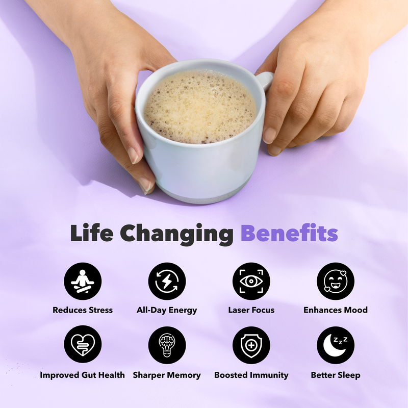 30 Servings of Mushroom Coffee + FREE Starter Kit + FREE Personalized Health Report